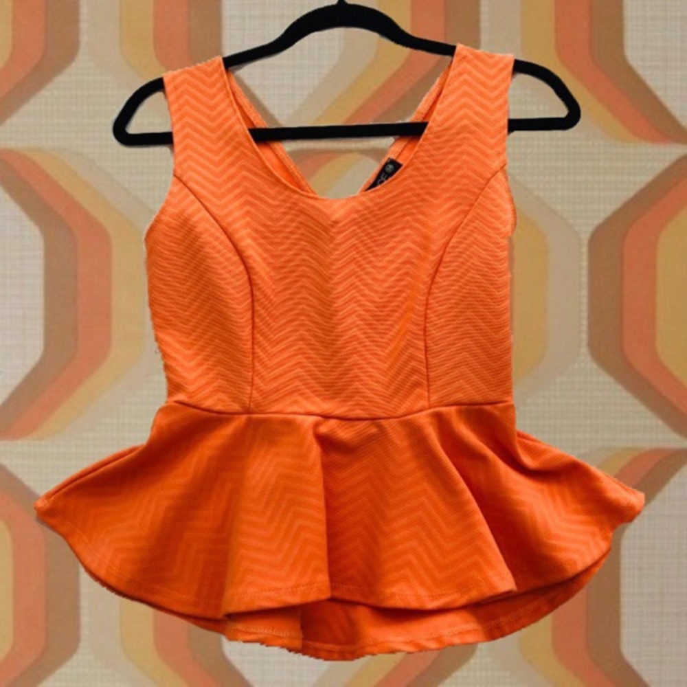 Vintage Chevron Striped Top